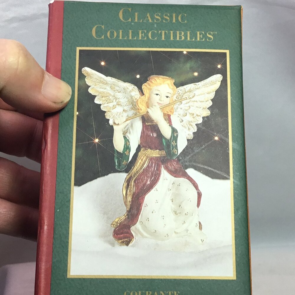 Classic Collectibles Christmas Angle Courante Flute Playing 1995 Meier & Frank